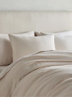 NWT Quince Luxury European Linen Sand  Duvet Cover!